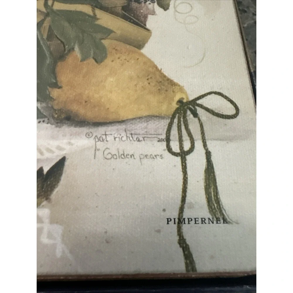 Pimpernel Cork Backed Placemats Set of 4 Floral Basket  Assorted